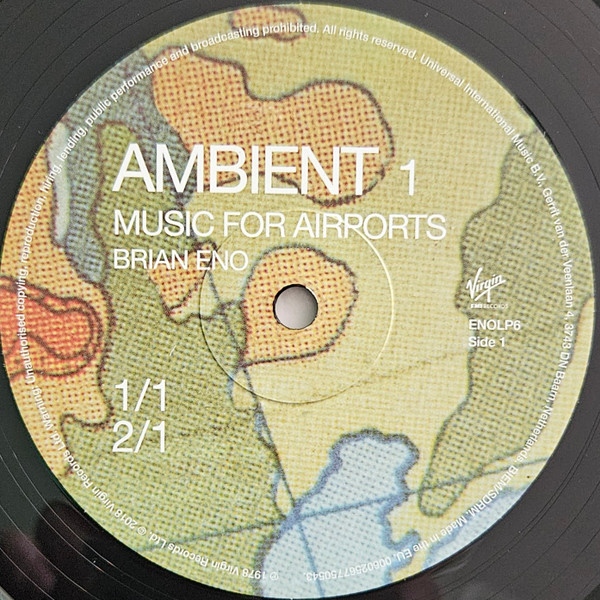 Brian Eno - Ambient 1 (Music For Airports) | Virgin EMI Records (ENOLP6) - 3