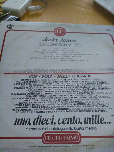 Jacky James - Love Songs | Record Bazaar (RB 241) - 2