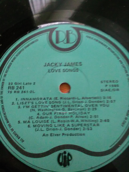 Jacky James - Love Songs | Record Bazaar (RB 241) - 4