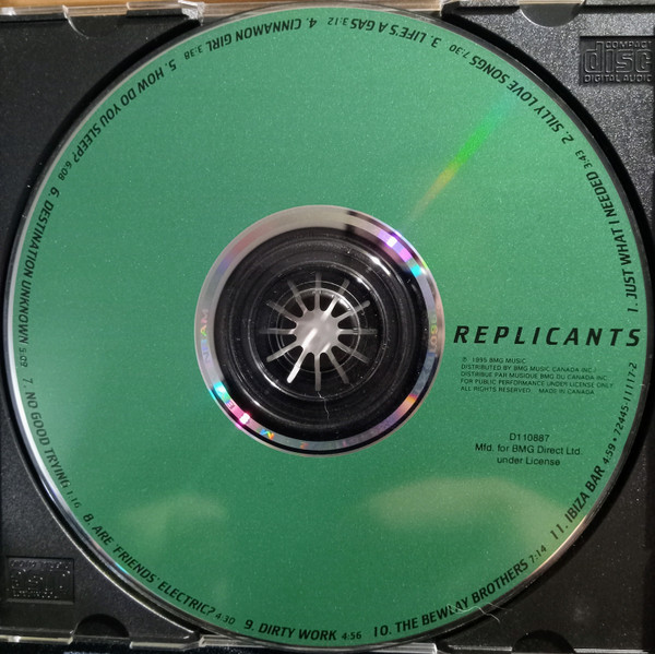 Replicants - Replicants  [CD] | Zoo Entertainment (72445 11117 2) - 2