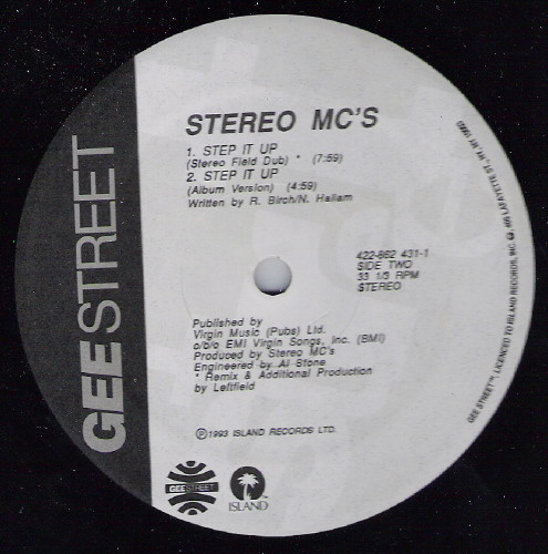 Stereo MC's - Step It Up | Gee Street (422-862 431-1) - 4 Stereo MC's - Step It Up | Gee Street (422-862 431-1) - 4