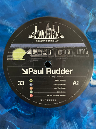 Paul Rudder - Losing Dreams EP | Shall Not Fade (SNFSS006)