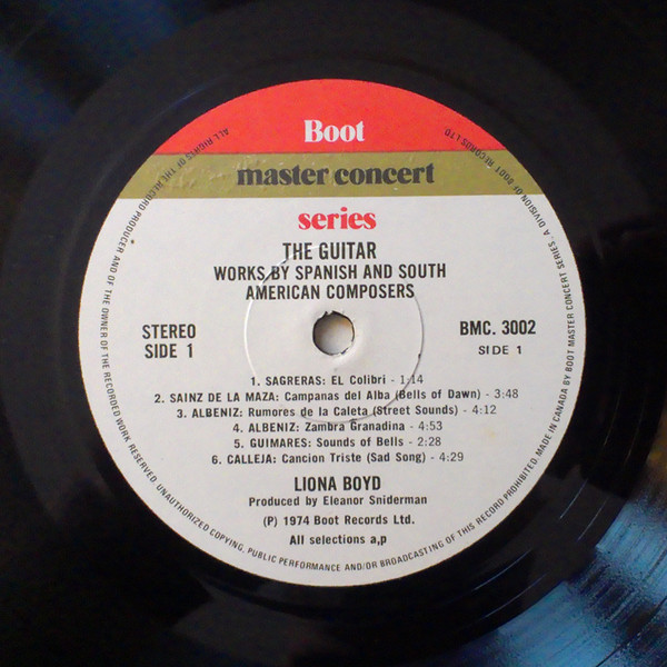 Liona Boyd - The Guitar | Boot Records (BMC-3002) - 3 Liona Boyd - The Guitar | Boot Records (BMC-3002) - 3