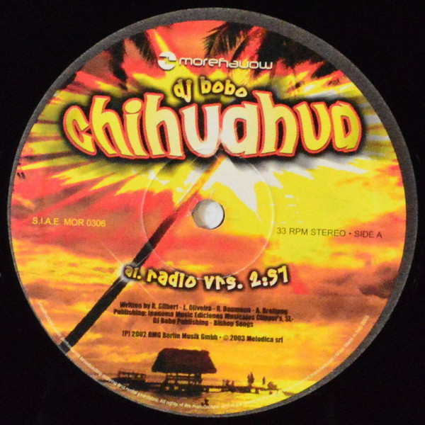 DJ BoBo - Chihuahua | Moremoney (MOR 0306) - 3