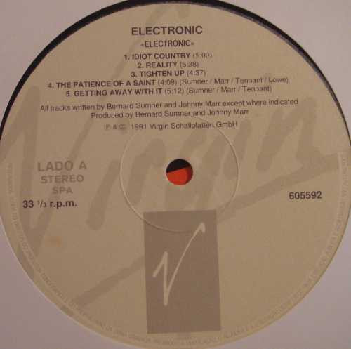 Electronic - Electronic | Virgin (605592) - 2