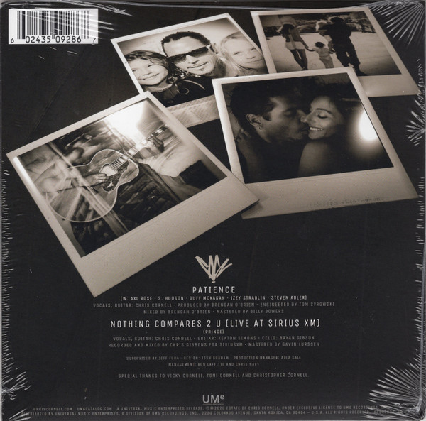 Chris Cornell - Patience | UMe (B0032822-21) - 2