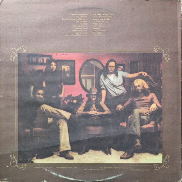 The Doobie Brothers - Toulouse Street | Warner Bros. Records (BS 2634) - 2 The Doobie Brothers - Toulouse Street | Warner Bros. Records (BS 2634) - 2