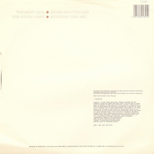 John Truelove Presents... The Source Featuring Candi Staton - You Got The Love (Erens Bootleg Mix) | Truelove Electronic Communications (TLOVE 1) - 2