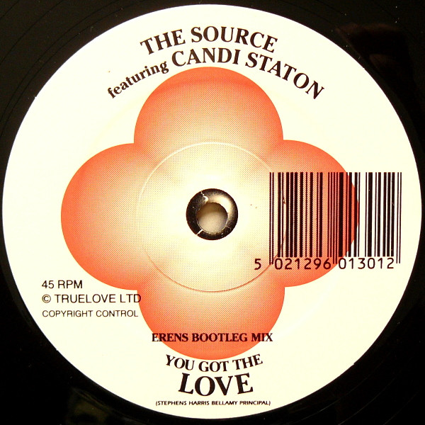 John Truelove Presents... The Source Featuring Candi Staton - You Got The Love (Erens Bootleg Mix) | Truelove Electronic Communications (TLOVE 1) - 3