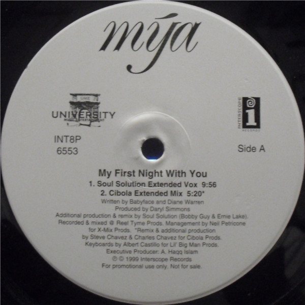 Mya - My First Night With You | Interscope Records (INT8P-6553) - 2 Mya - My First Night With You | Interscope Records (INT8P-6553) - 2