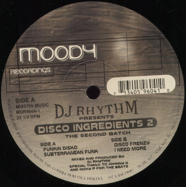 DJ Rhythm - Disco Ingredients 2 (The Second Batch) | Moody Recordings (MDR9604-1)