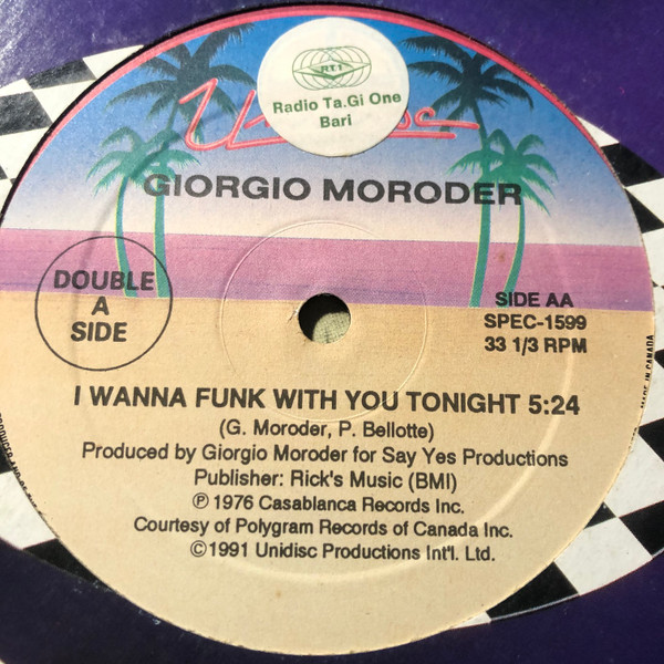 Giorgio Moroder - Chase | Unidisc (SPEC-1599) - 3