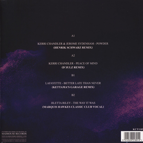 Kerri Chandler - Remixed Vol. 2 | Madhouse Records (KCT1189) - 2
