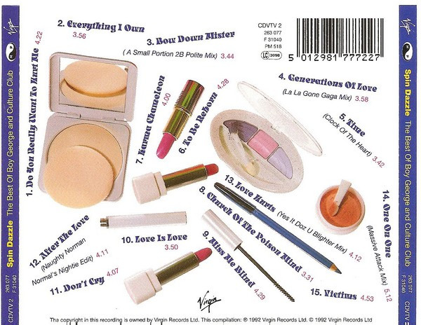 Boy George And Culture Club - Spin Dazzle (The Best Of Boy George And Culture Club) | More Protein (CDVTV 2) - 2