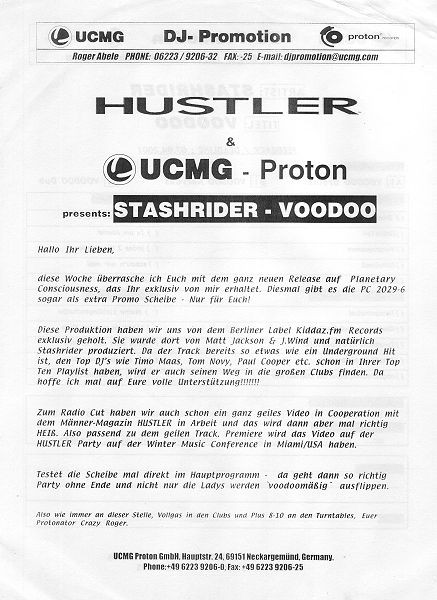 Stashrider - Voodoo | Planetary Consciousness (none) - 3