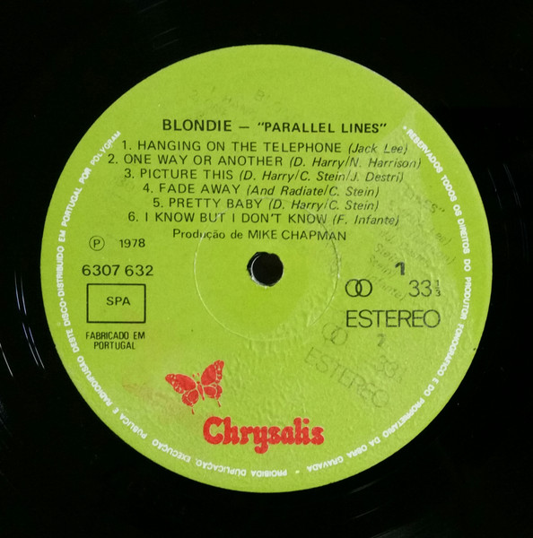 Blondie - Parallel Lines | Chrysalis (6307 632) - 3