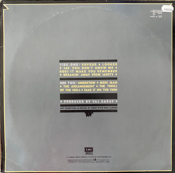 Kim Carnes - Voyeur | EMI America (11C 078-400126) - 2