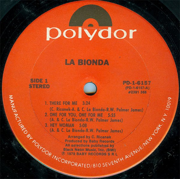 La Bionda - La Bionda | Polydor (PD-1-6157) - 3 La Bionda - La Bionda | Polydor (PD-1-6157) - 3