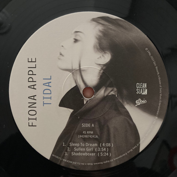 Fiona Apple - Tidal | Clean Slate (19439874241) - 3