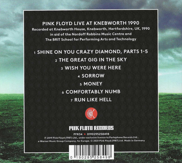 Pink Floyd - Live At Knebworth 1990 | Pink Floyd Records (PFR34) - 2