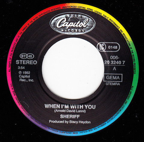 Sheriff - When I'm With You | Capitol Records (006-20 3240 7) - 4 Sheriff - When I'm With You | Capitol Records (006-20 3240 7) - 4