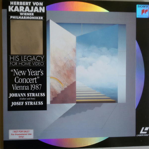 Herbert von Karajan , Wiener Philharmoniker - "New Year's Concert" Vienna 1987 | Sony Classical (SLV 45 985) - main
