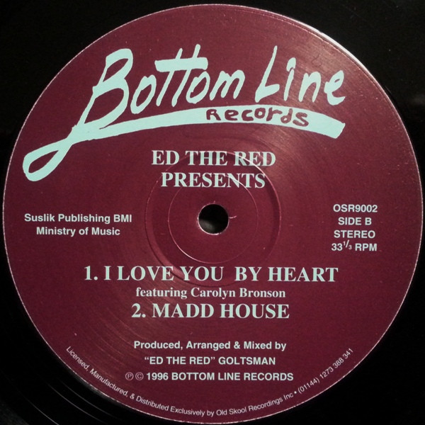 Ed The Red - I Love You | Bottom Line Records (OSR9002) - 2 Ed The Red - I Love You | Bottom Line Records (OSR9002) - 2