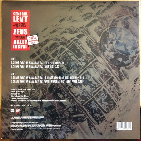 General Levy Versus Dr. Zeus Featuring Bally Jagpal - Shake (What Ya Mama Gave Ya) | Eastwest (EW281T) - 2
