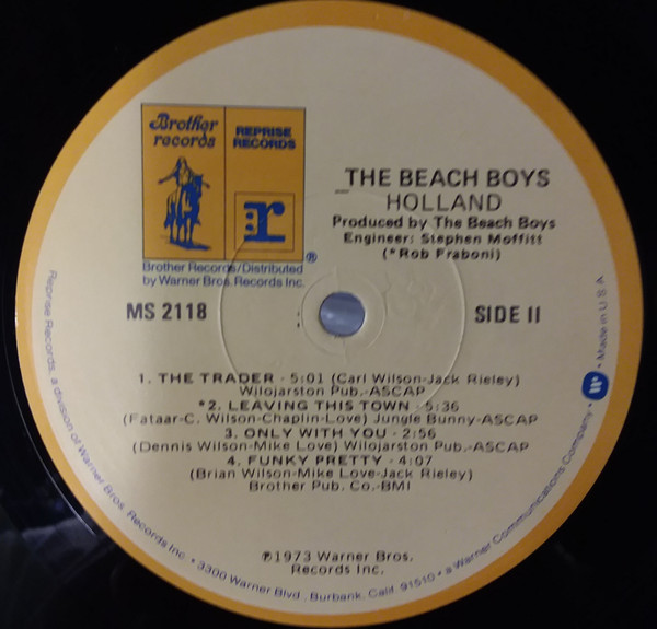 The Beach Boys - Holland | Reprise Records (MS 2118) - 4 The Beach Boys - Holland | Reprise Records (MS 2118) - 4