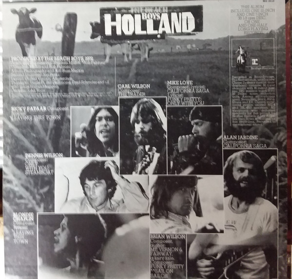 The Beach Boys - Holland | Reprise Records (MS 2118) - 2 The Beach Boys - Holland | Reprise Records (MS 2118) - 2