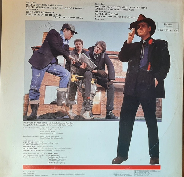 Nick Lowe And His Cowboy Outfit - Nick Lowe And His Cowboy Outfit | F-Beat (ZL 70338) - 2 Nick Lowe And His Cowboy Outfit - Nick Lowe And His Cowboy Outfit | F-Beat (ZL 70338) - 2