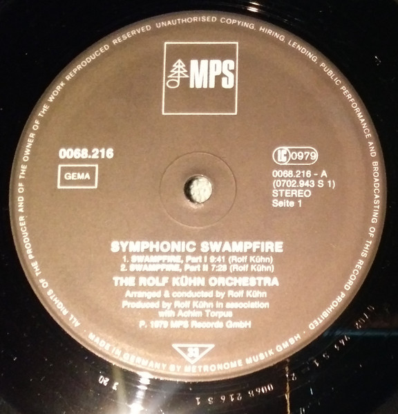 Rolf Kuehn & His Orchestra - Symphonic Swampfire | MPS Records (0068.216) - 3 Rolf Kuehn & His Orchestra - Symphonic Swampfire | MPS Records (0068.216) - 3