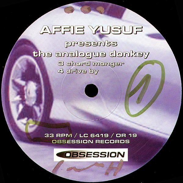 Affie Yusuf - The Analogue Donkey | Obsession Records (OR 019) - 2 Affie Yusuf - The Analogue Donkey | Obsession Records (OR 019) - 2