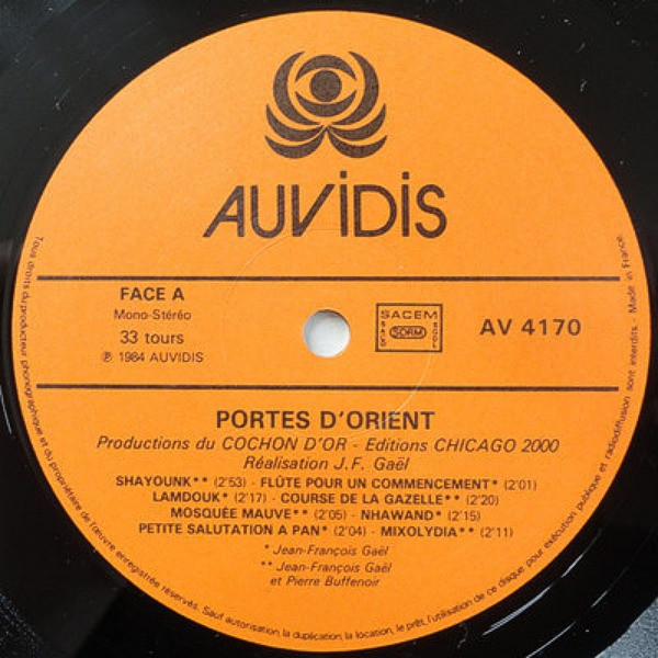 Jean-François Gaël Et Pierre Buffenoir - Portes D'Orient | Auvidis (AV 4170) - 3 Jean-François Gaël Et Pierre Buffenoir - Portes D'Orient | Auvidis (AV 4170) - 3