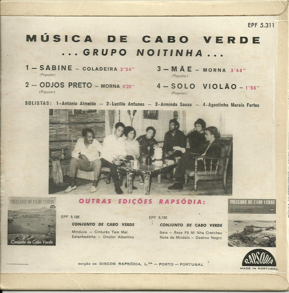 Grupo Noitinha - Música De Cabo Verde | Rapsódia (EPF 5.311) - 2