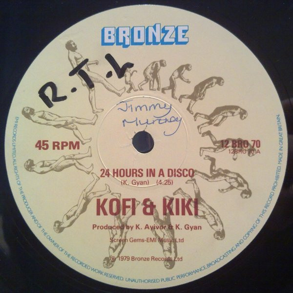 Kofi & Kiki - 24 Hours In A Disco | Bronze (12 BRO 70) - 2