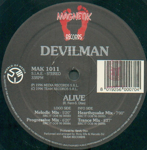 Devilman - Alive | Magnetik (MAK 1011)