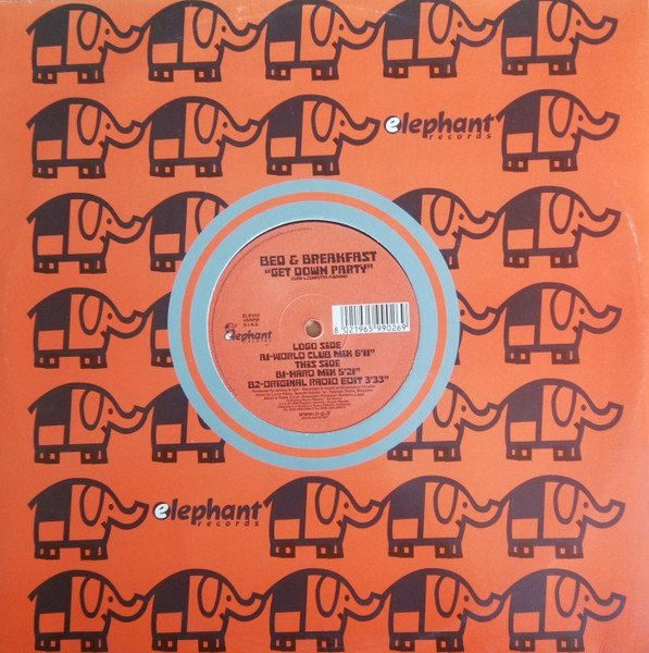Bed & Breakfast - Get Down Party | Elephant Records (ELE002) - main