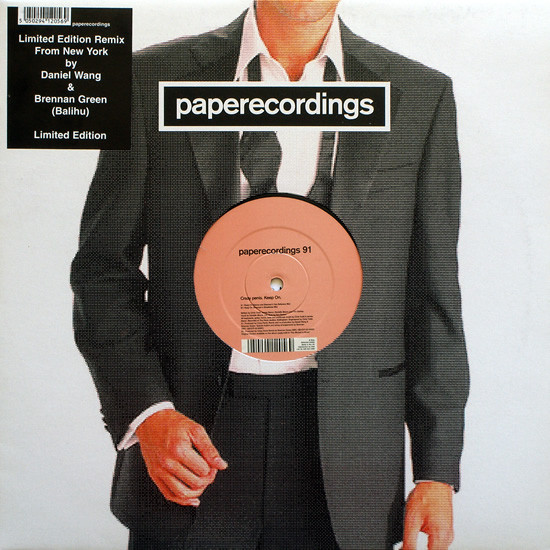 Crazy Penis - Keep On (Daniel Wang And Brennan Green Mixes) | Paper Recordings (PAP 091) - main