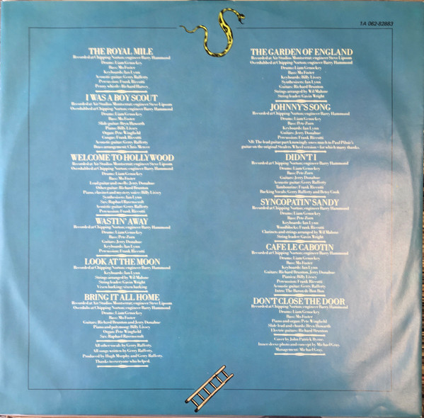 Gerry Rafferty - Snakes And Ladders | United Artists Records (1A 062-82883) - 4 Gerry Rafferty - Snakes And Ladders | United Artists Records (1A 062-82883) - 4