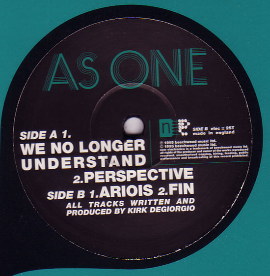 As One - We No Longer Understand | New Electronica (elec 25t) - 2 As One - We No Longer Understand | New Electronica (elec 25t) - 2