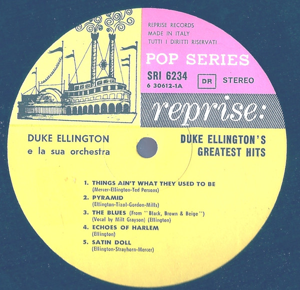 Duke Ellington And His Orchestra - Duke Ellington's Greatest Hits! Recorded "Live" In Concert | Reprise Records (SRI 6234) - 2