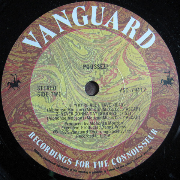 Poussez! - Poussez! [Vinyl] | Vanguard (VSD 79412) - 4