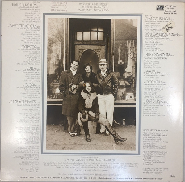 The Manhattan Transfer - The Manhattan Transfer | Atlantic (ATL 50 138) - 3