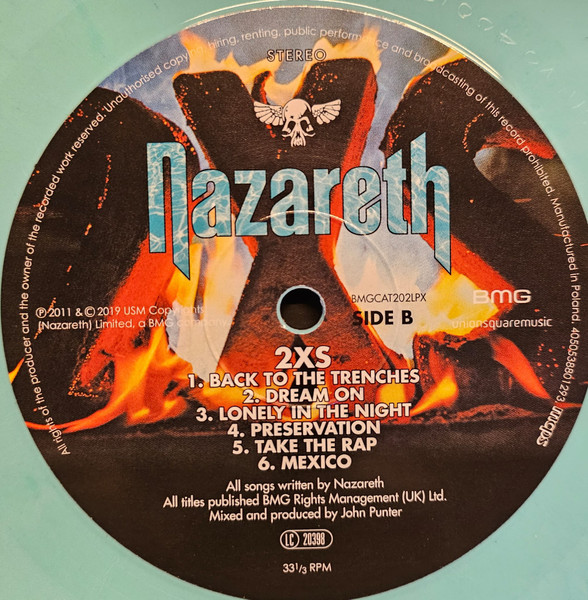Nazareth - 2XS | BMG (BMGCAT202LPX) - 4 Nazareth - 2XS | BMG (BMGCAT202LPX) - 4