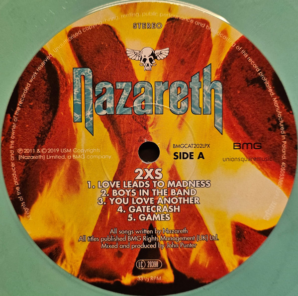 Nazareth - 2XS | BMG (BMGCAT202LPX) - 3 Nazareth - 2XS | BMG (BMGCAT202LPX) - 3
