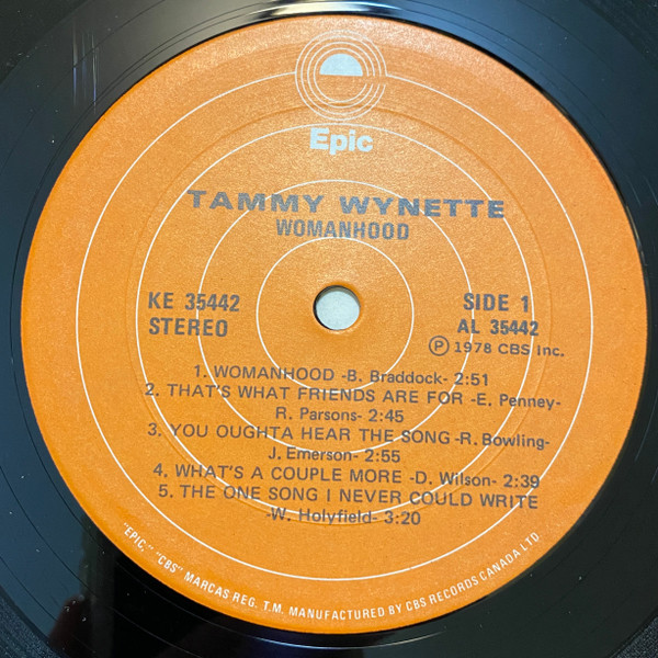 Tammy Wynette - Womanhood | Epic (KE 35442) - 3 Tammy Wynette - Womanhood | Epic (KE 35442) - 3
