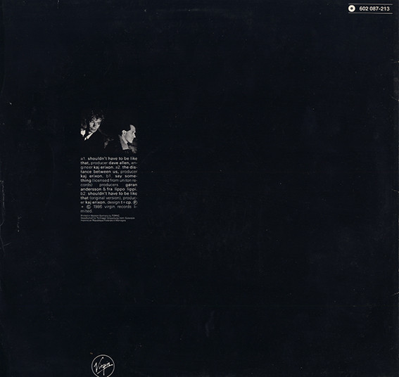 Fra Lippo Lippi - Shouldn't Have To Be Like That | Virgin (602 087) - 3