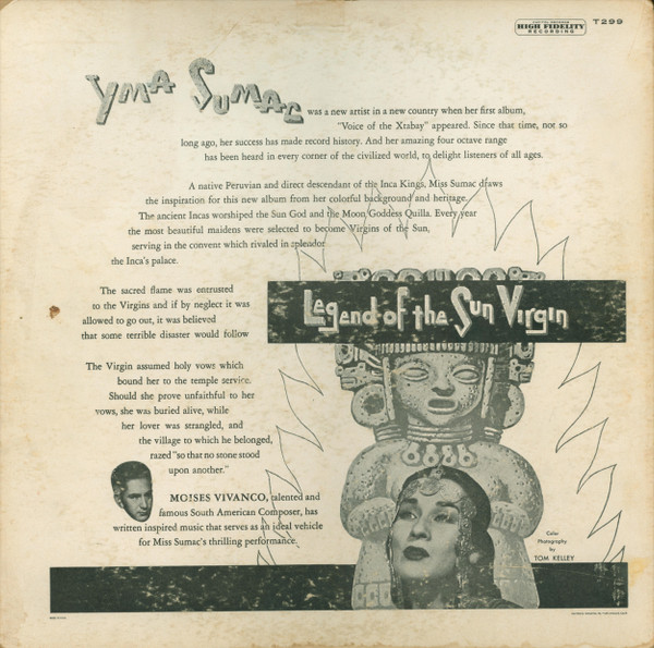 Yma Sumac - Legend Of The Sun Virgin | Capitol Records (T-299) - 2 Yma Sumac - Legend Of The Sun Virgin | Capitol Records (T-299) - 2