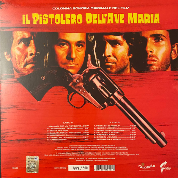 Roberto Pregadio e Franco Micalizzi - Il Pistolero Dell'Ave Maria | Spettro (SP/L14) - 3